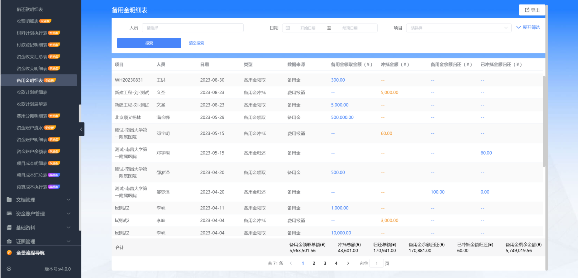 工程項(xiàng)目管理系統(tǒng)